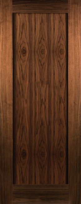 Seadec Walnut Hampton 1 Panel Door
