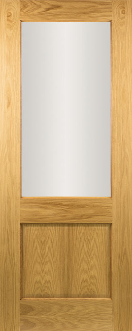 Seadec-Oak-Oak-Albany-Clear-2-Panel-Door