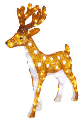 75cm LED Acrylic Reindeer