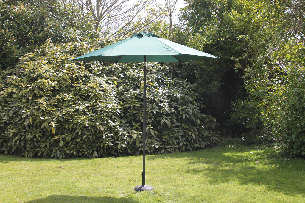 2.7 M Steel Parasol With Crank Green