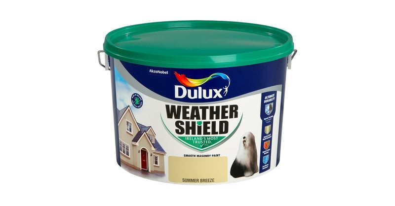 Dulux Weathershield Smooth Masonry Colour Paint 10 Litre