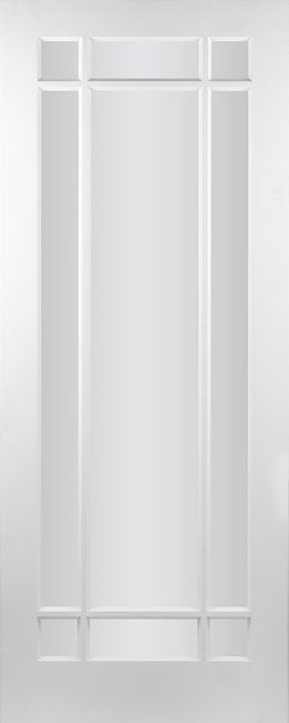 Seadec White Primed Arizona Clear 9 Panel Door – WCBS