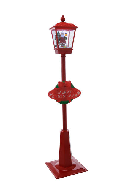 180Cm Christmas Led Santa Lantern With Music