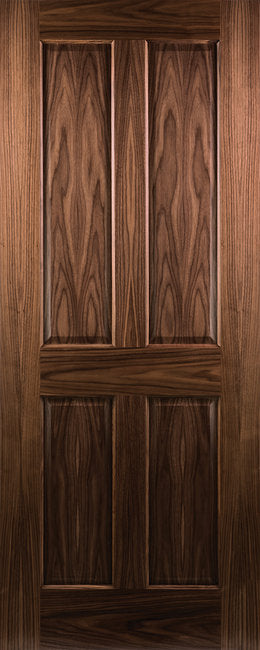 Seadec-Walnut-Walnut-Kingscourt-4-Panel-Door