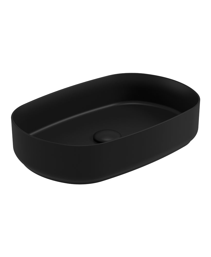 Avanti Oval 55cm Vessel Basin with Ceramic Click Clack Waste (AOVBCB)