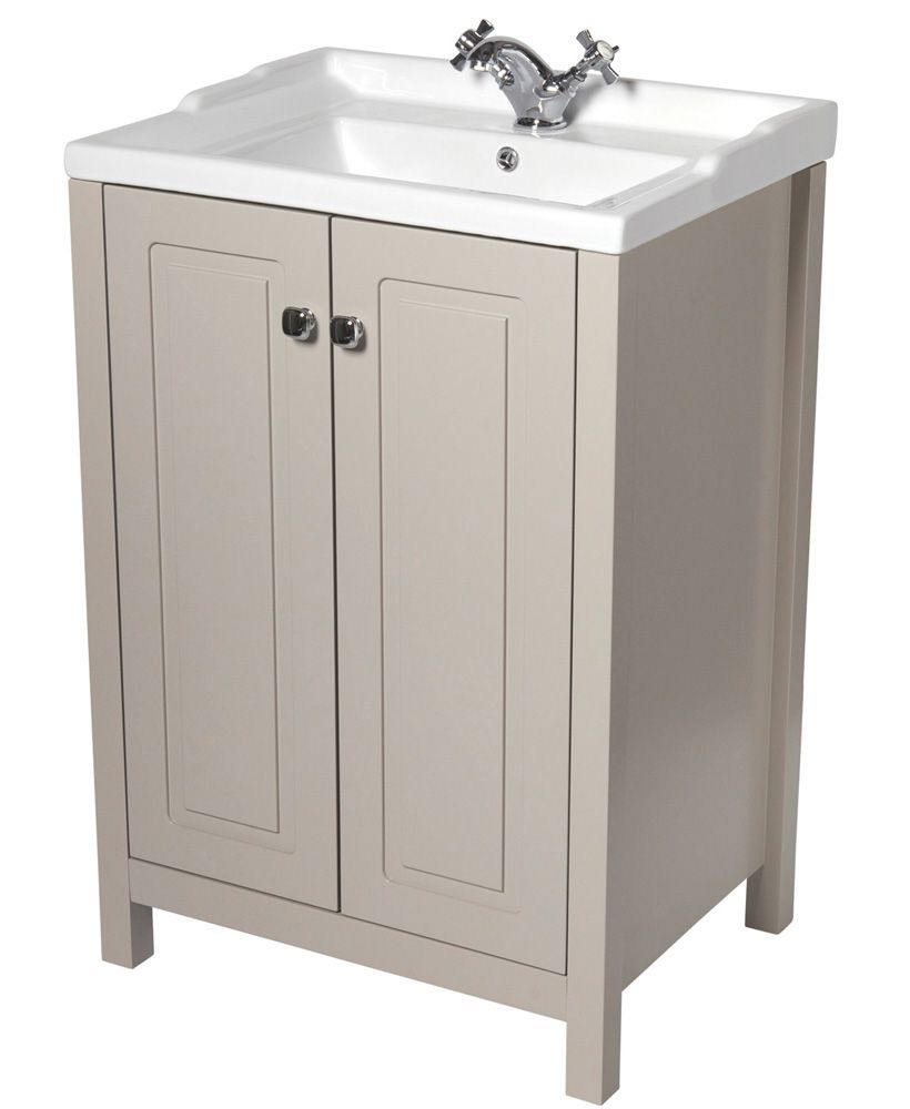 Kingston stone 60 vanity unit & victoria basin (KIN60STVIC)