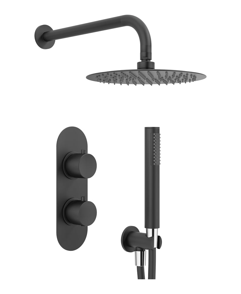NERO TWIN OUTLET CONCEALED SHOWER KIT 1 (USH0005)