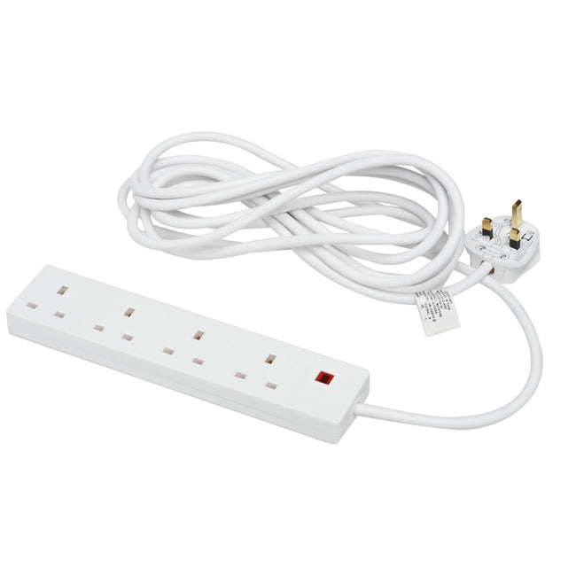 Extension Lead - 4 Gang 2 Meter